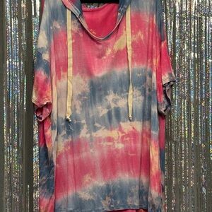 White Birch Pink Pullover Top